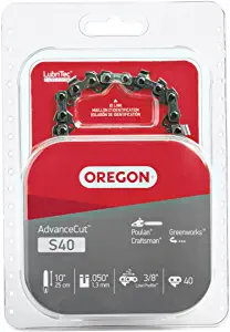 Oregon S40 Advance Cut 10-Inch Chainsaw Chain